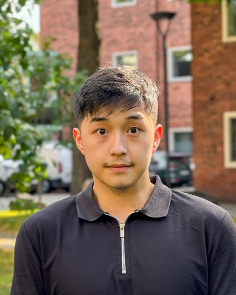 Portrait of Tony Qiu in Stockholm